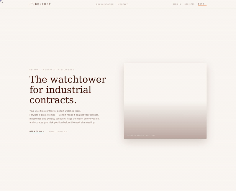 AI Dashboard — natural language query on contracts